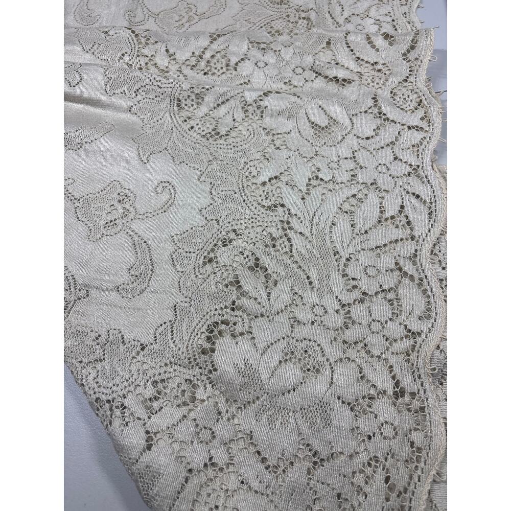 Vintage Quaker Gala Lace Tablecloth 72x90 Ecru Egyptian Festival Rectangle 4436 - Picture 4 of 5